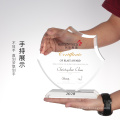 2021 New Design Cheap Blank Plaque Crystal Award Trophy